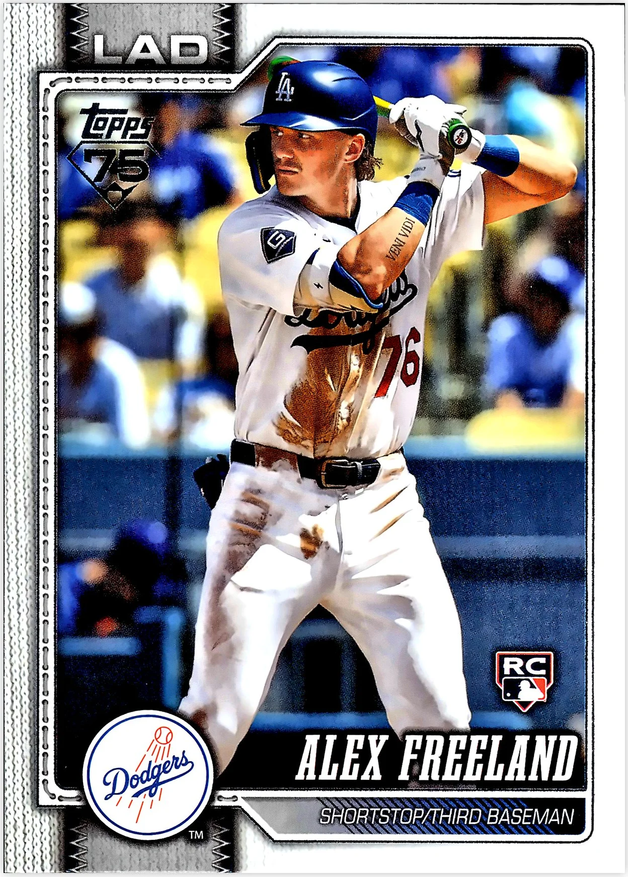 Alex Freeland 2026 Topps #74 baseball card - Front