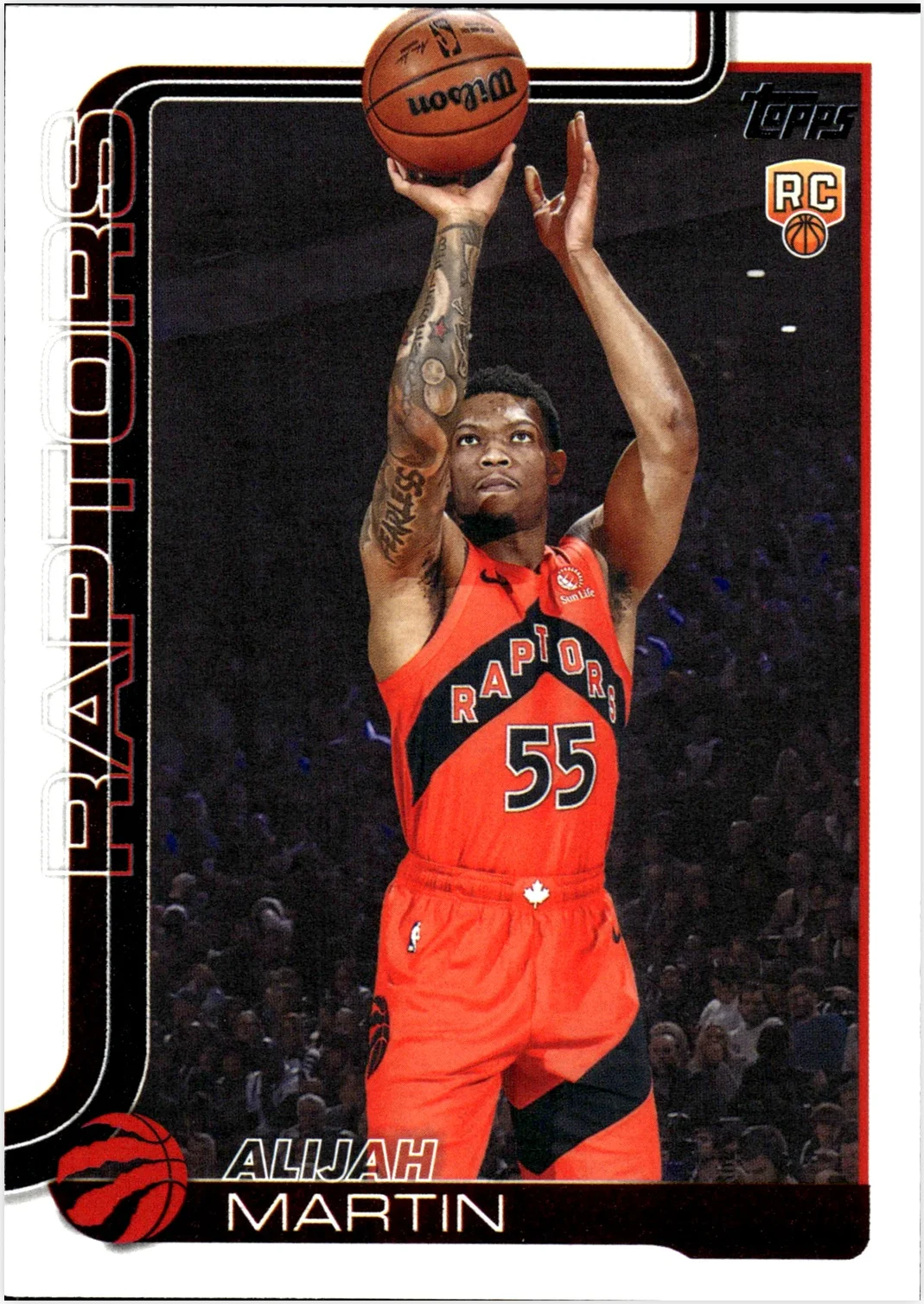 Alijah Martin 2025-26 Topps #240 basketball rookie card - Front