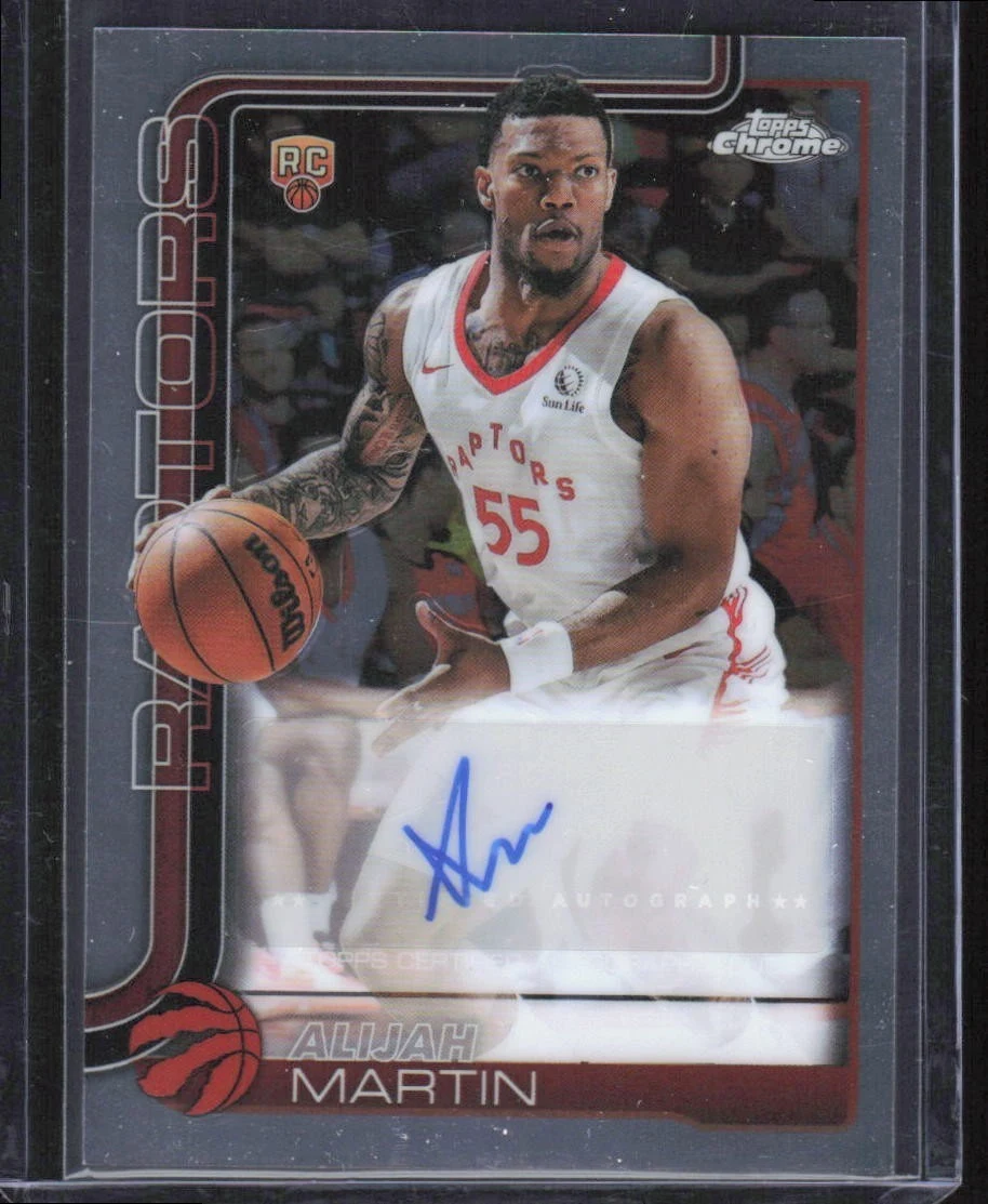 Alijah Martin 2025 Topps Chrome Basketball card
