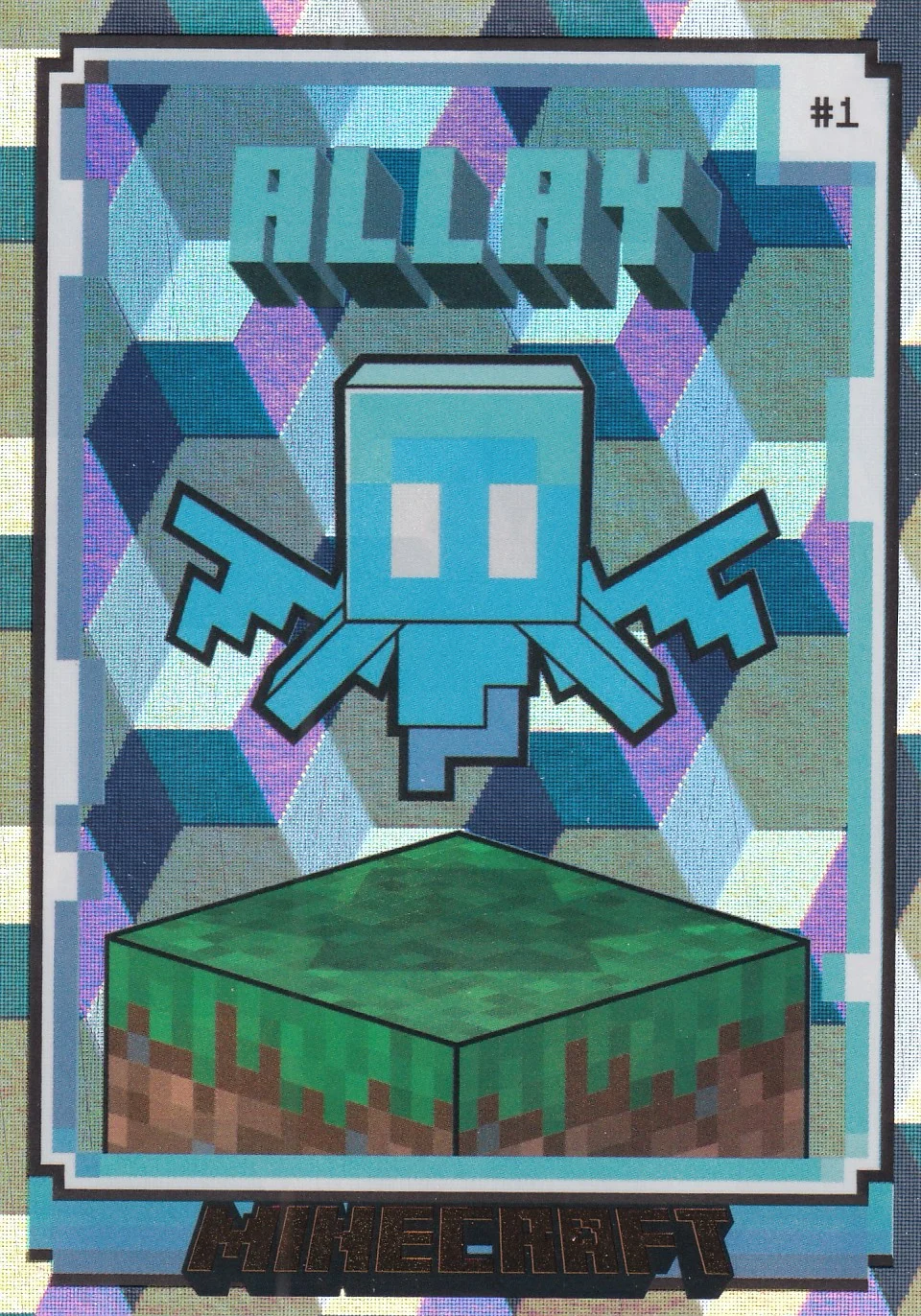 Allay 2024 Panini Minecraft #1 Cubic Parallel trading card - Front