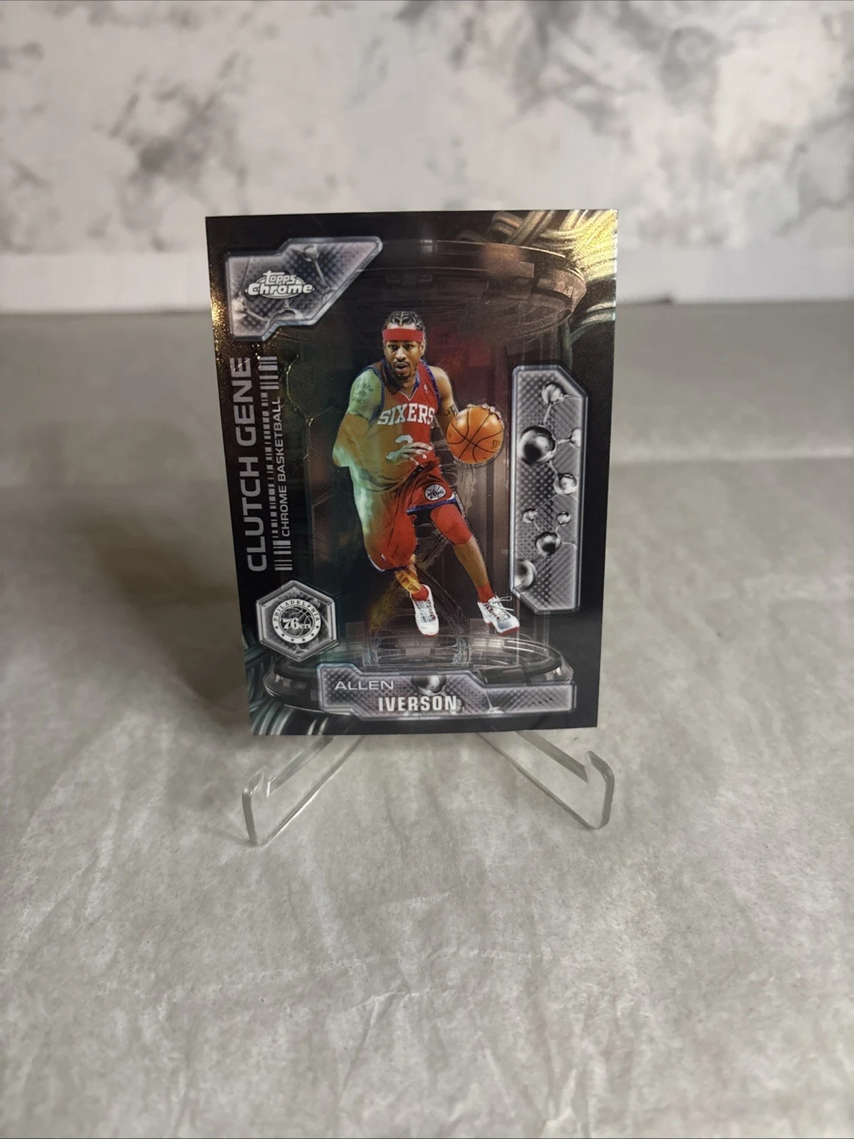Allen Iverson 2025 Topps Chrome Basketball card