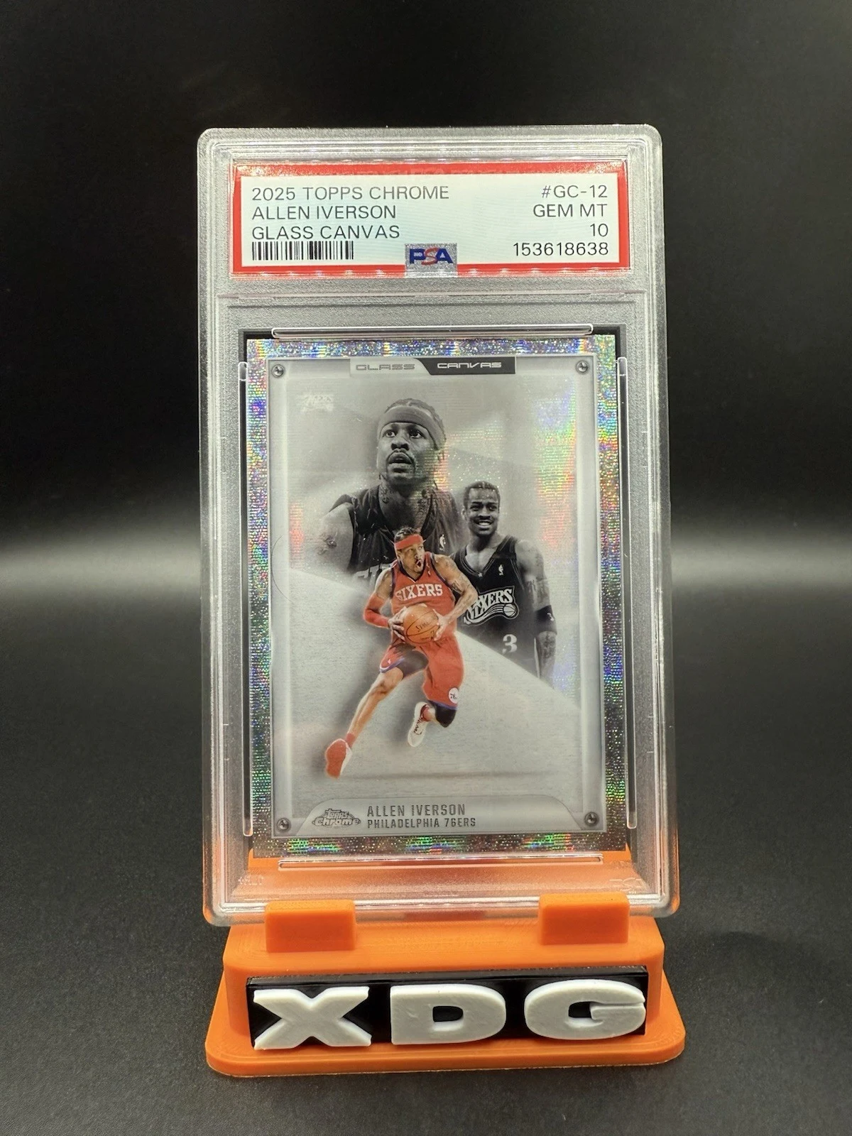 Allen Iverson 2025 Topps Chrome Basketball card