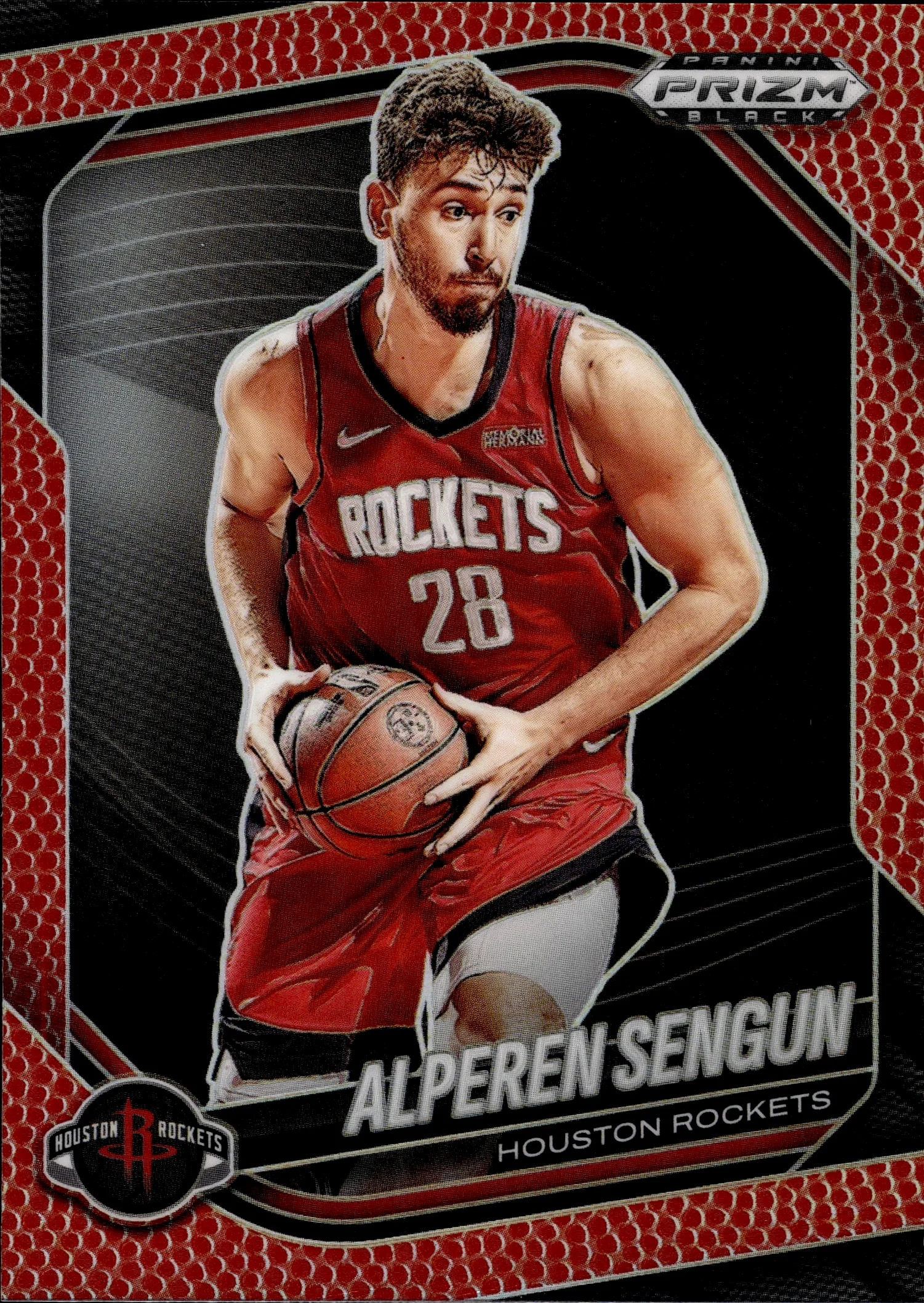 Alperen Sengun 2024-25 Panini Prizm Black #104 Basketball basketball card - Front