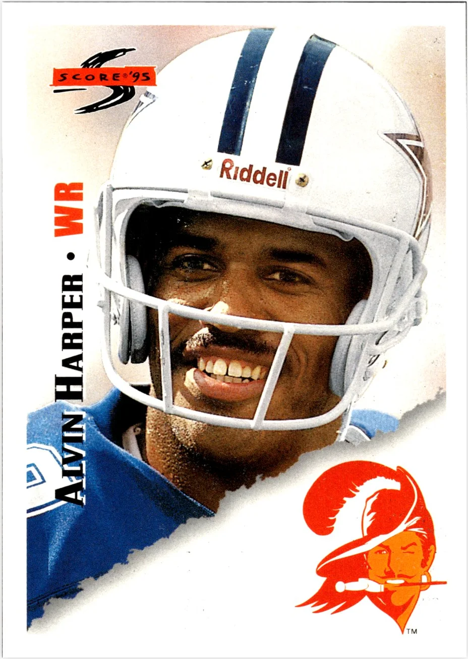 Alvin Harper 1995 Score #201 football card - Front