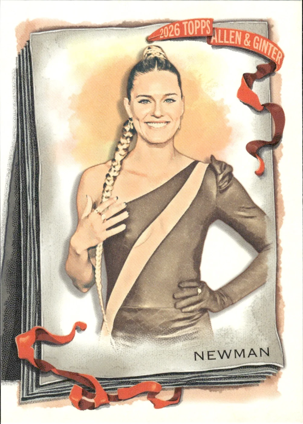 Alysha Newman #28 2026 Topps Allen & Ginter The World's Champions trading card - Front