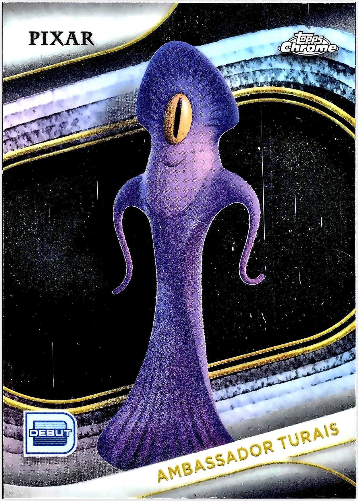 Ambassador Turais 2025 Topps Chrome Disney #137 Teal trading card - Front