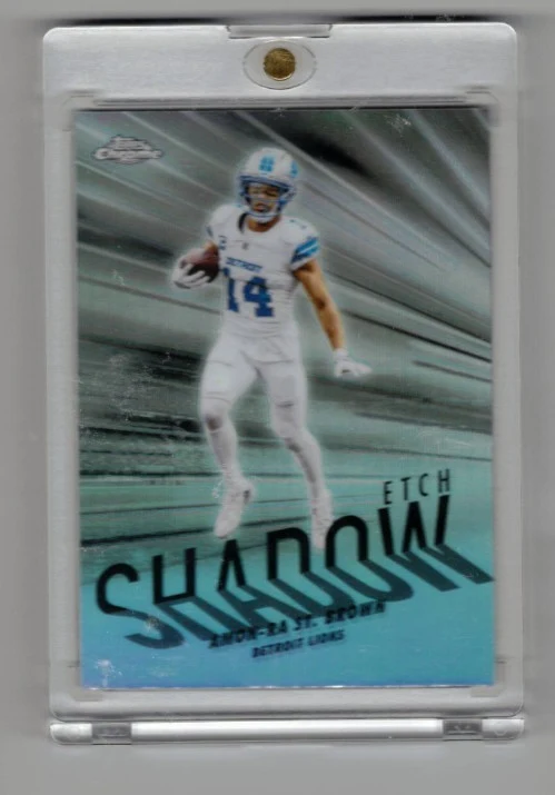 Amon-Ra St. Brown 2025 Topps Chrome Football card