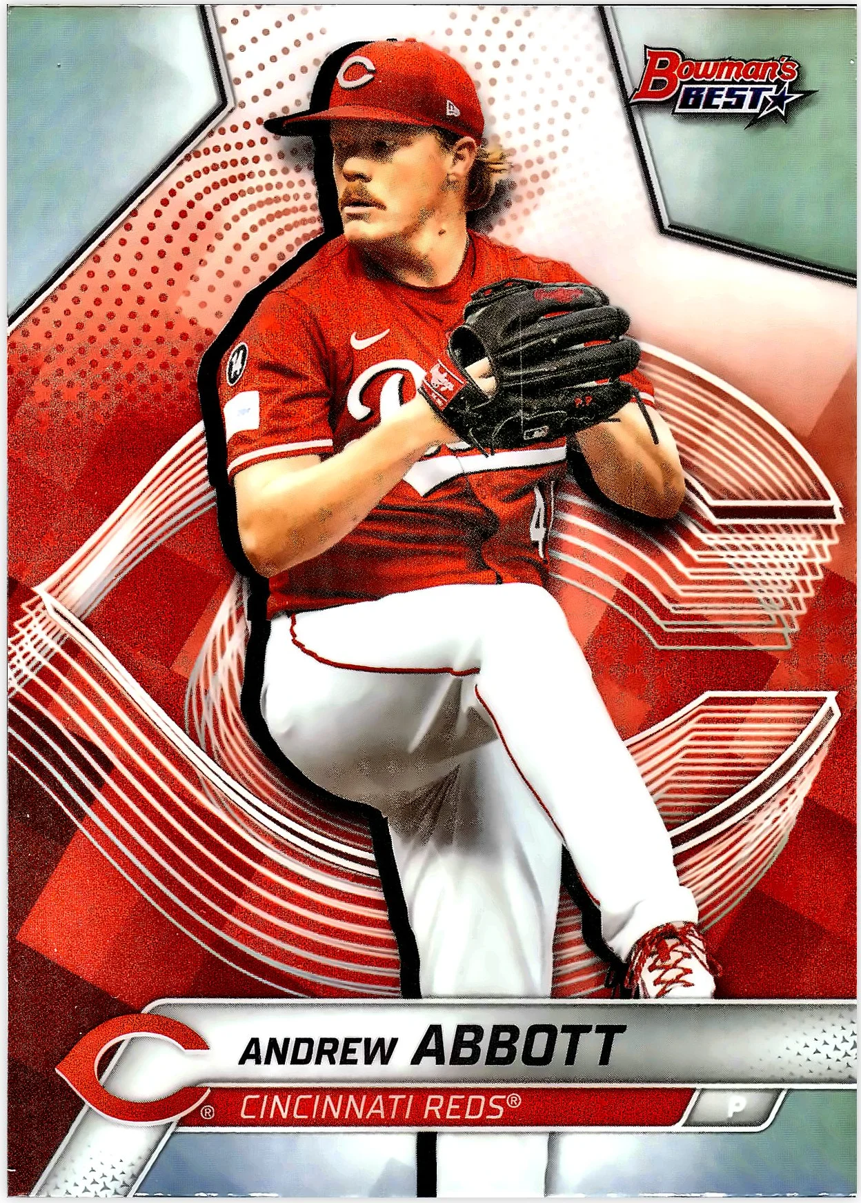 Andrew Abbott 2025 Bowman's Best #25 Refractors baseball card - Front