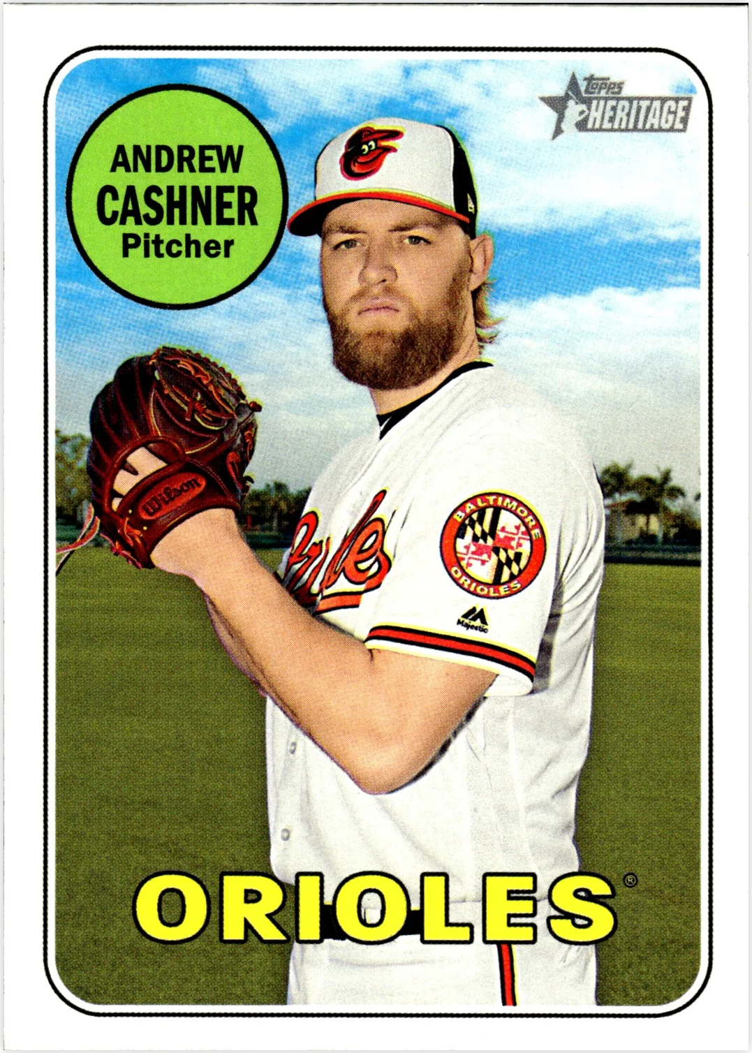 Andrew Cashner 2018 Topps Heritage #683 baseball card - Front