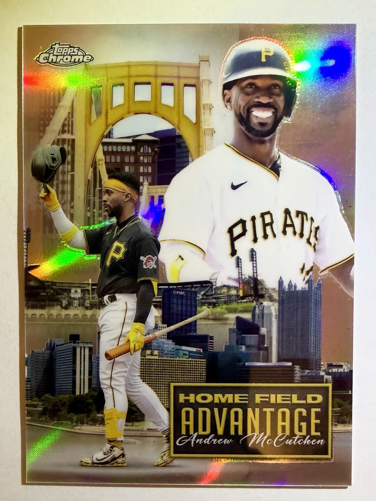 Andrew McCutchen #HFAC-4 2024 Topps Chrome Update Baseball Home Field Advantage front