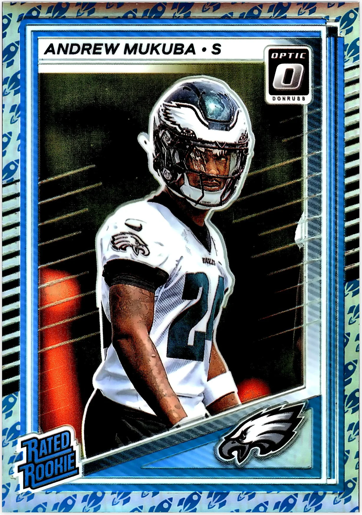 Andrew Mukuba 2025 Donruss Optic #297 Rocket football rookie card - Front