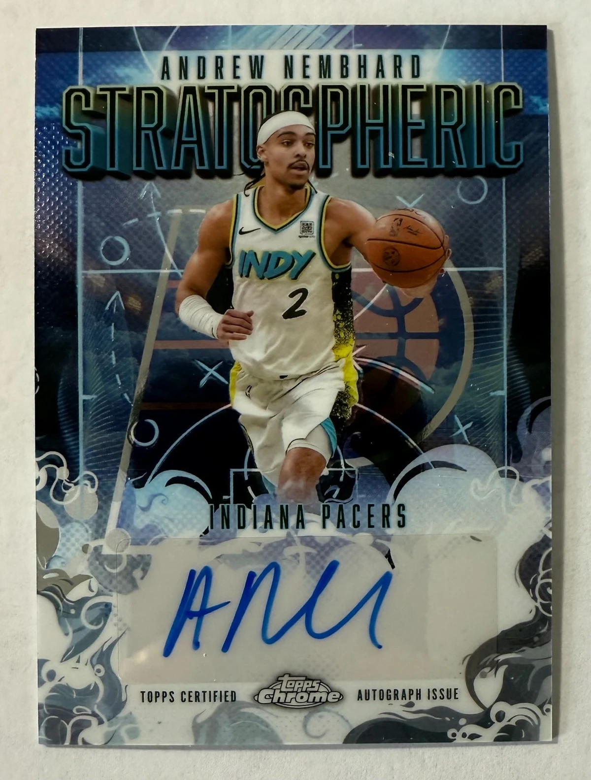 Andrew Nembhard 2025-26 Topps Chrome card