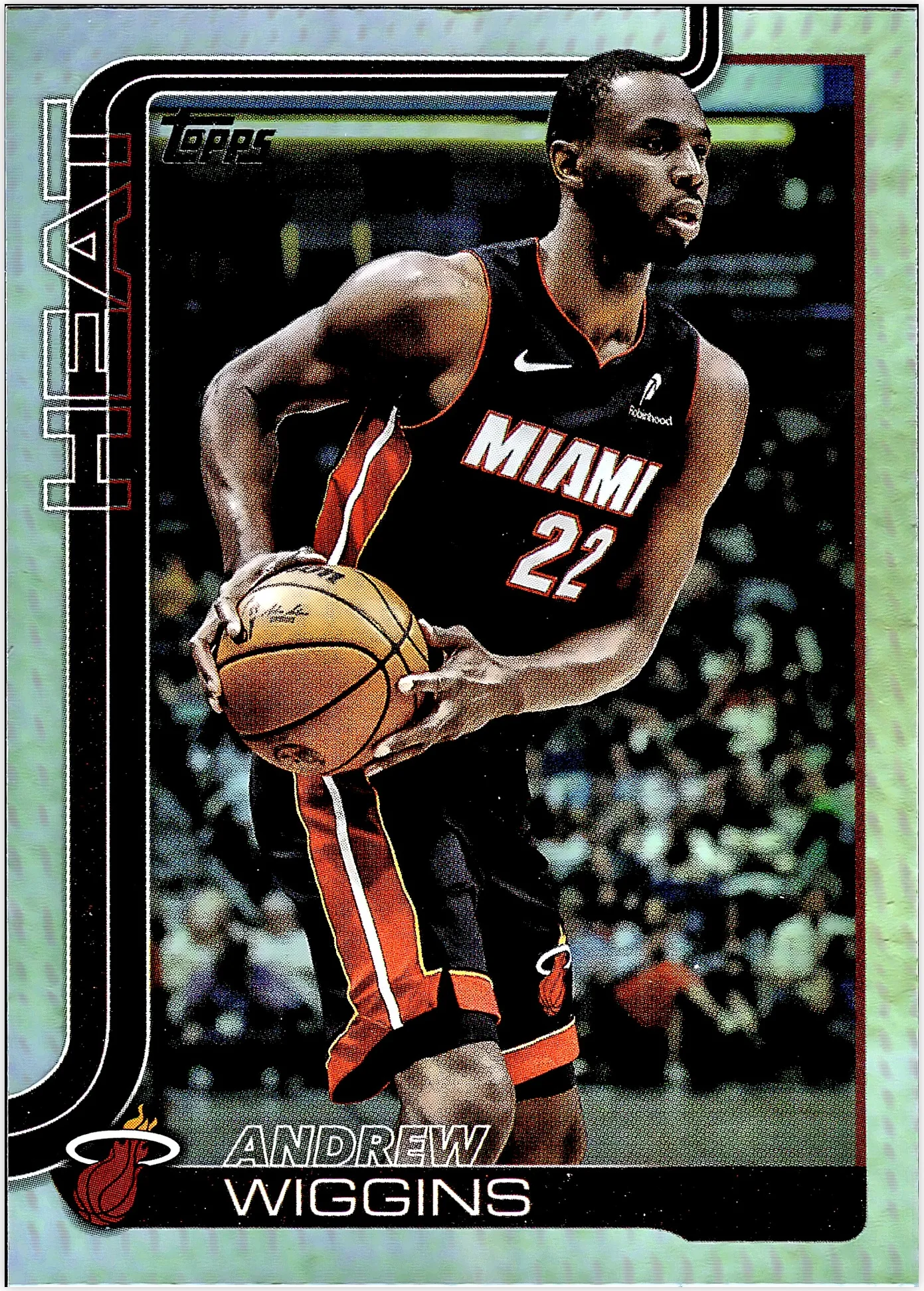 Andrew Wiggins 2025-26 Topps #77 basketball card - Front