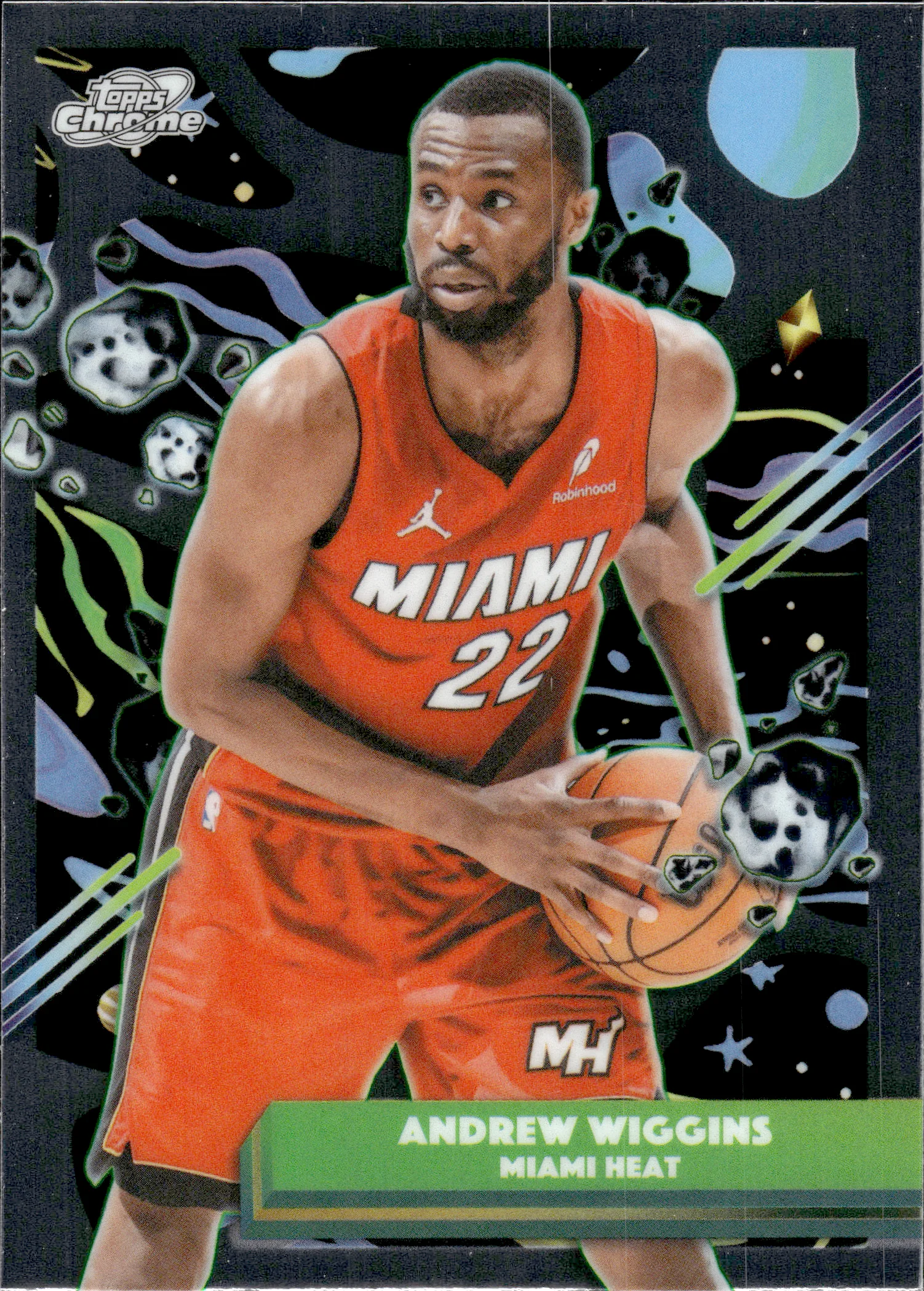 Andrew Wiggins #117 2026 Topps Cosmic Chrome Basketball basketball card - Front