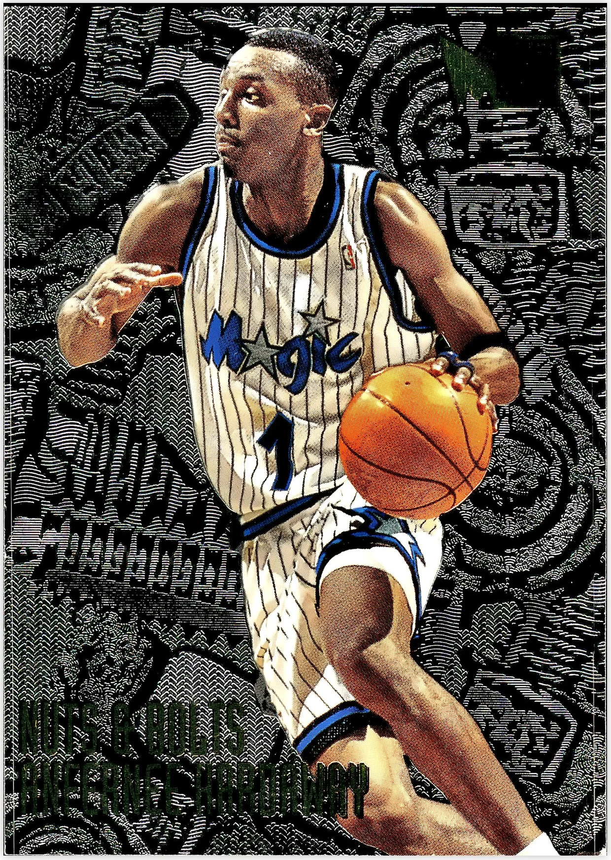 Anfernee Hardaway 1995-96 Metal #209 basketball card - Front