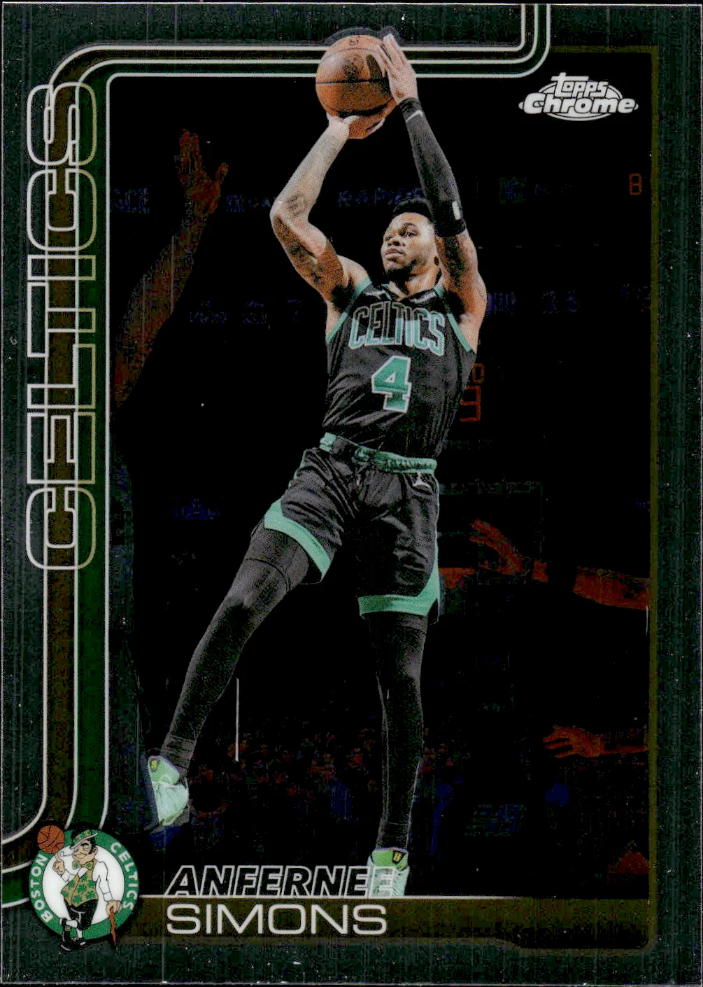 Anfernee Simons #76 2025 Topps Chrome Update Basketball basketball card - Front
