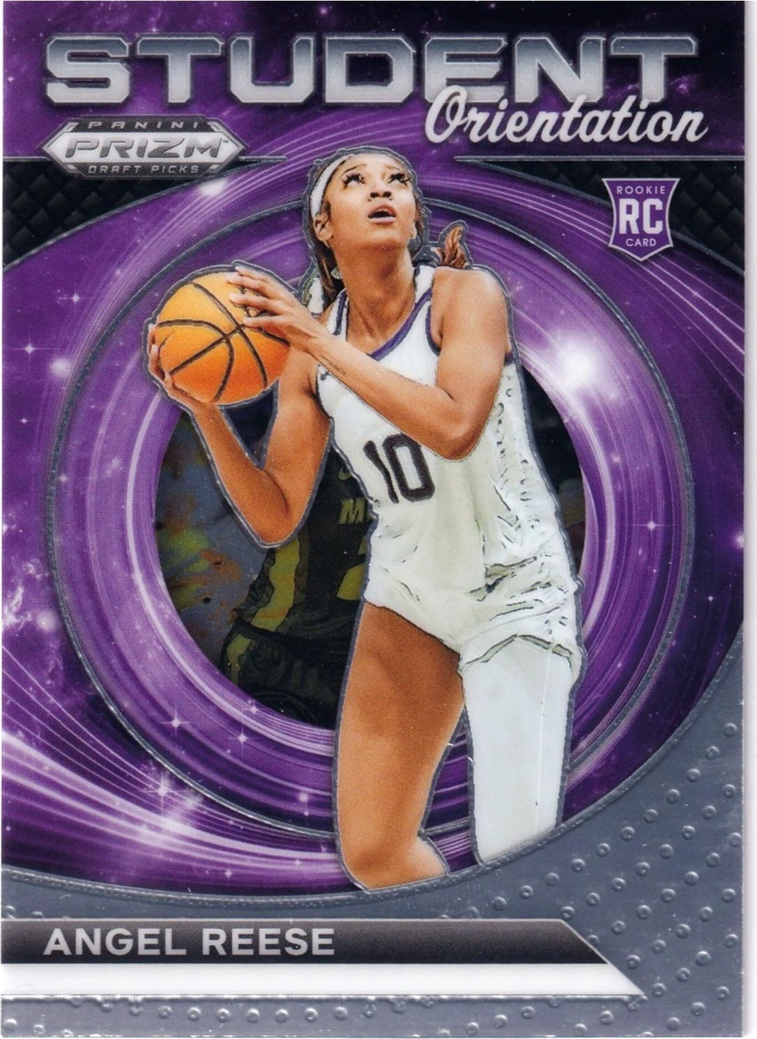 Angel Reese #18 Rookie Card 2024 Panini Prizm Draft Picks Basketball Student Orientation front