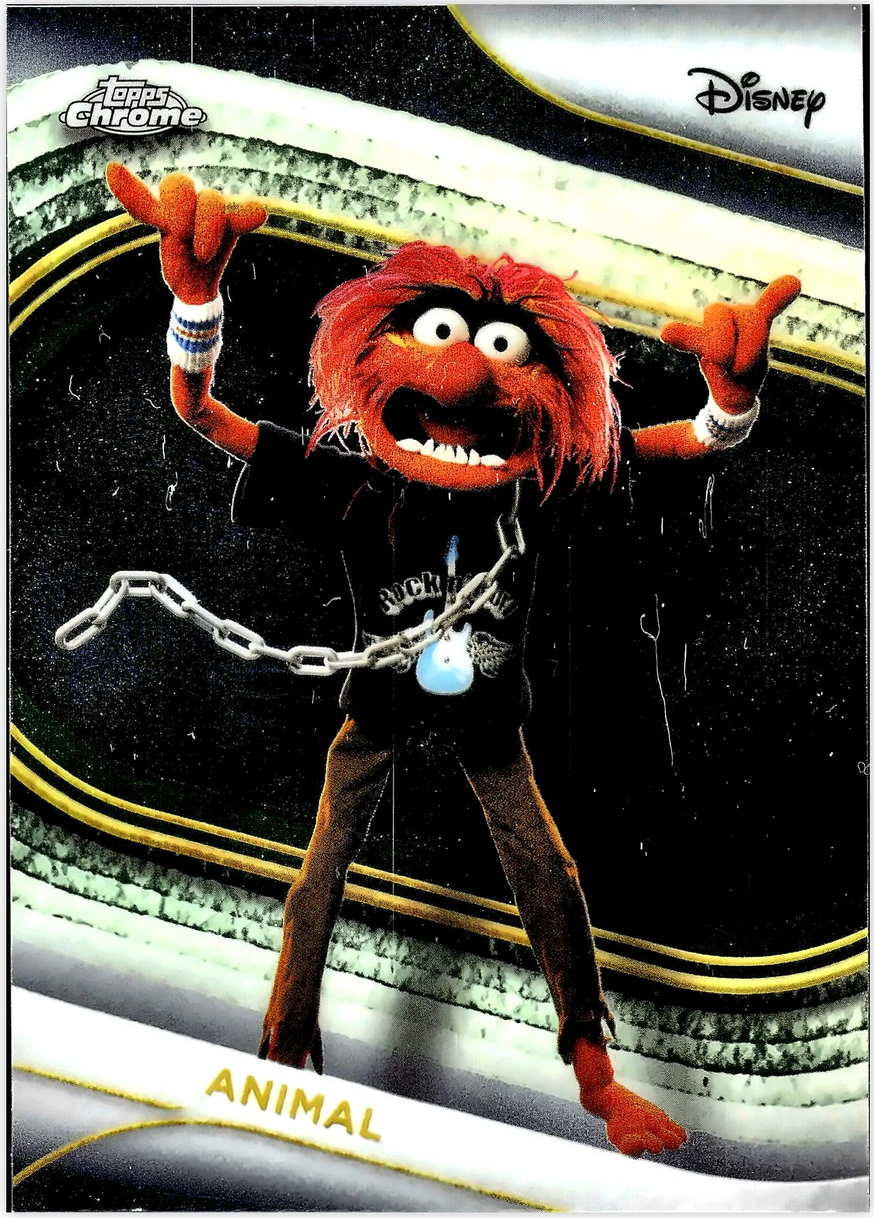 Animal 2025 Topps Chrome Disney #124 trading card - Front