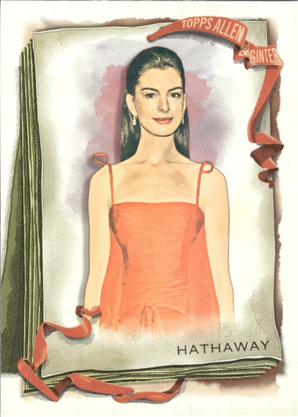 Anne Hathaway #126 2026 Topps Allen & Ginter The World's Champions trading card - Front