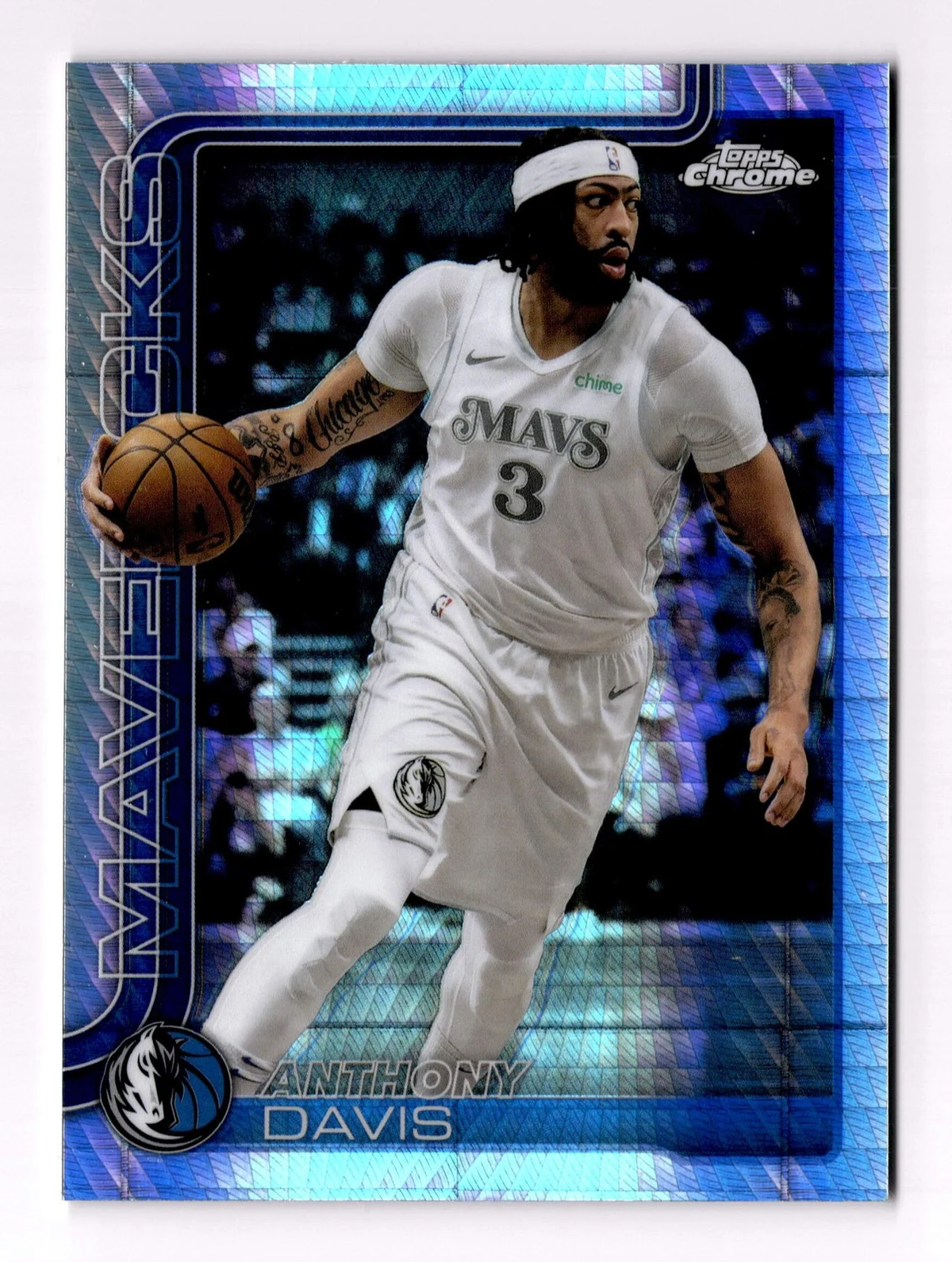 Anthony Davis 2025-26 Topps Chrome card