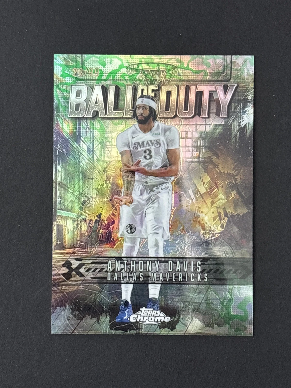 Anthony Davis 2025 Topps Chrome Basketball card