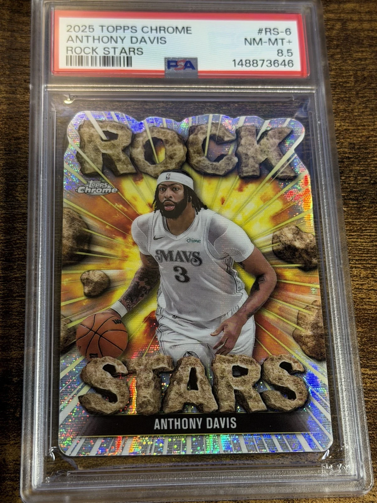 Anthony Davis 2025-26 Topps Chrome card
