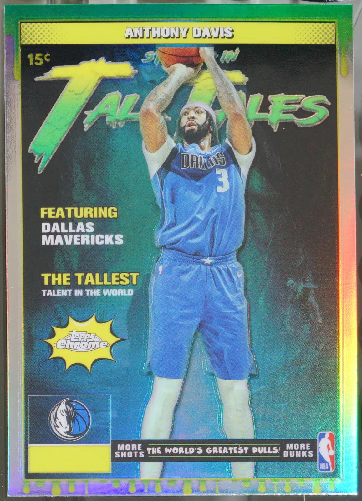 Anthony Davis 2025 Topps Chrome Basketball card