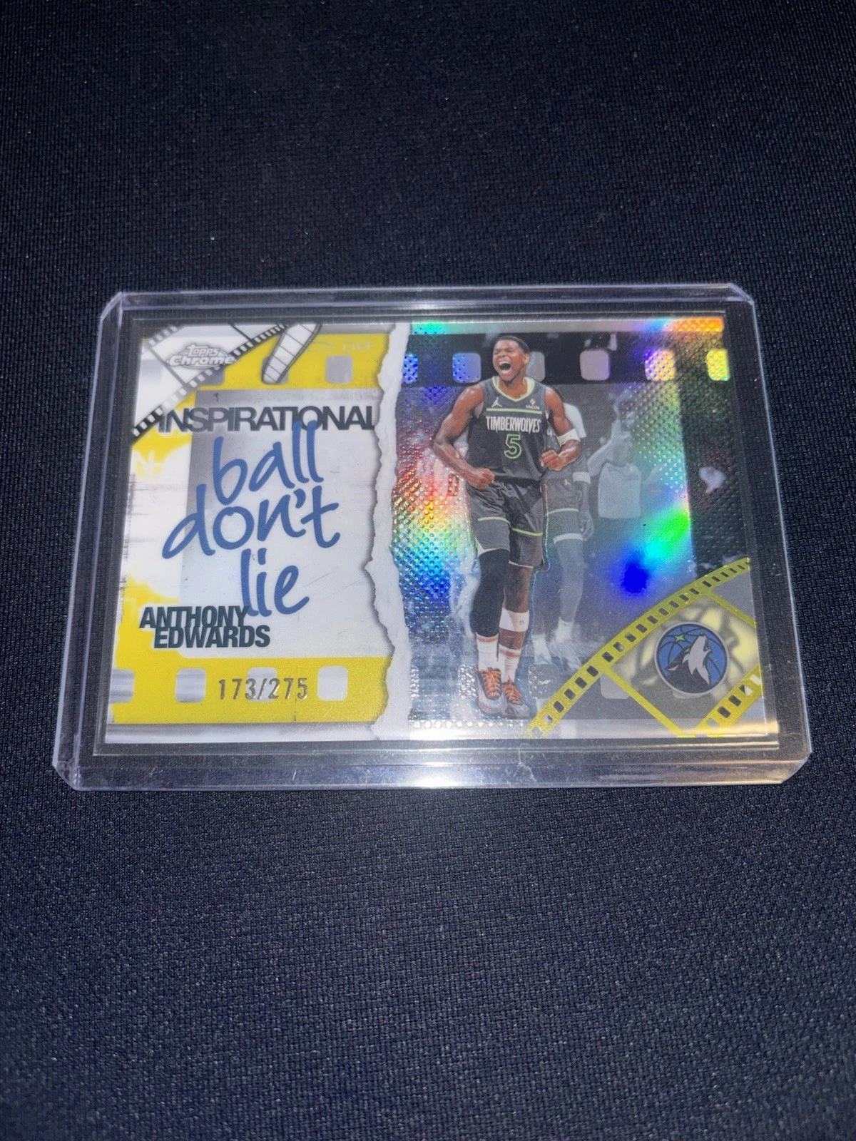 Anthony Edwards 2025-26 Topps Chrome card