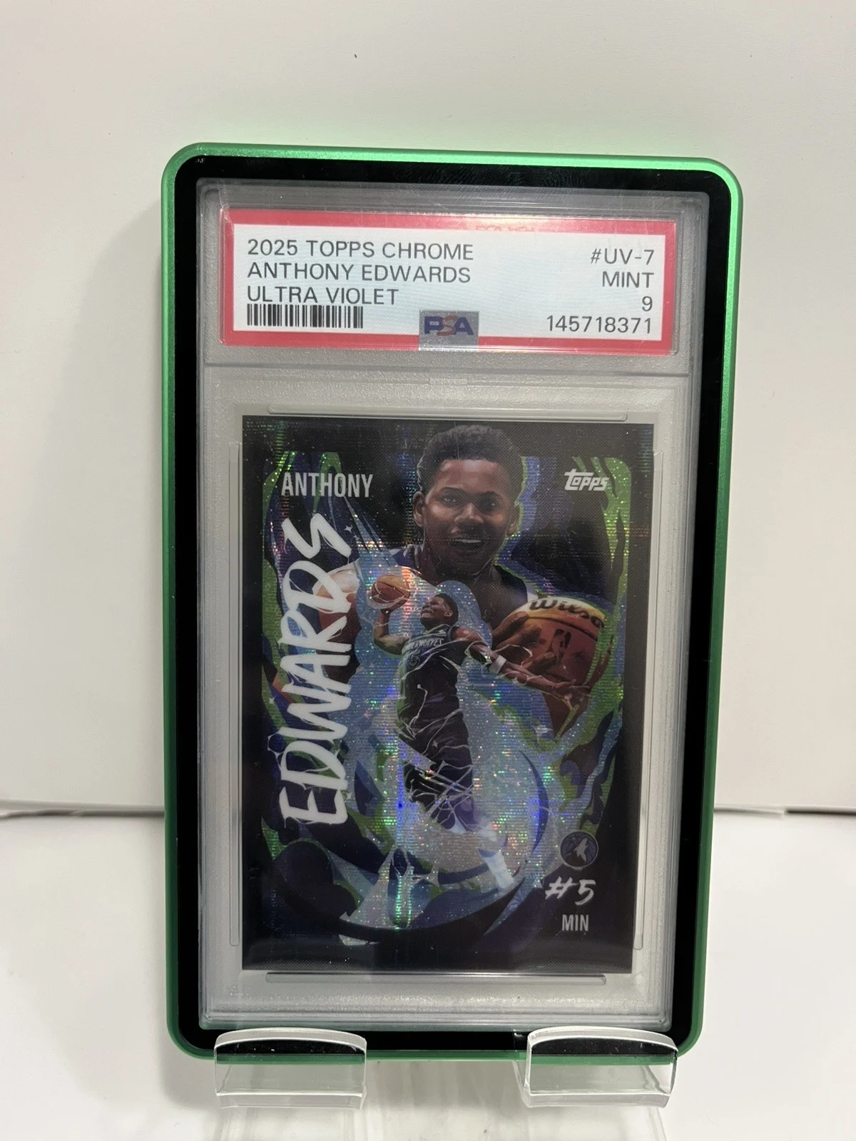 Anthony Edwards 2025-26 Topps Chrome card