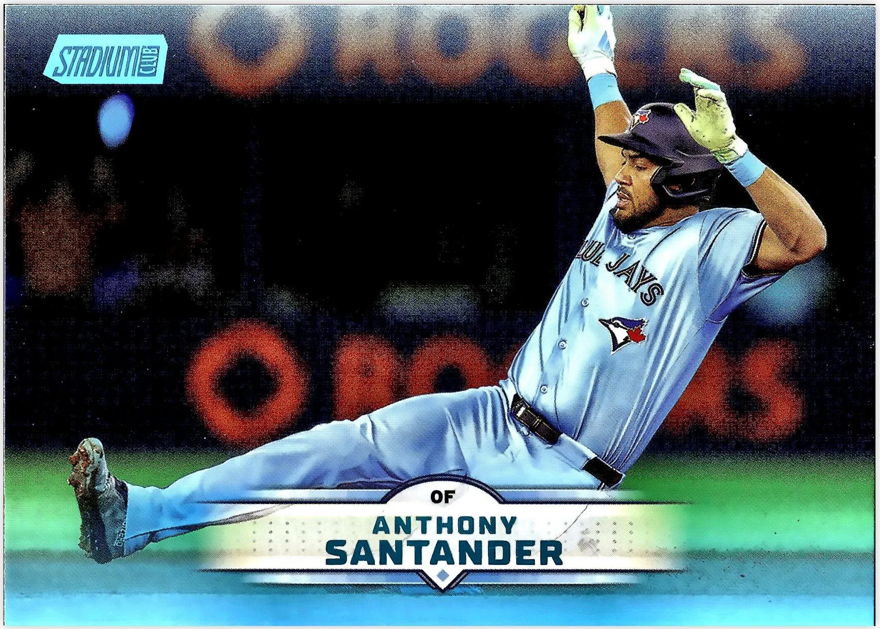 Anthony Santander 2025 Stadium Club #143 Light Blue Foil baseball card - Front
