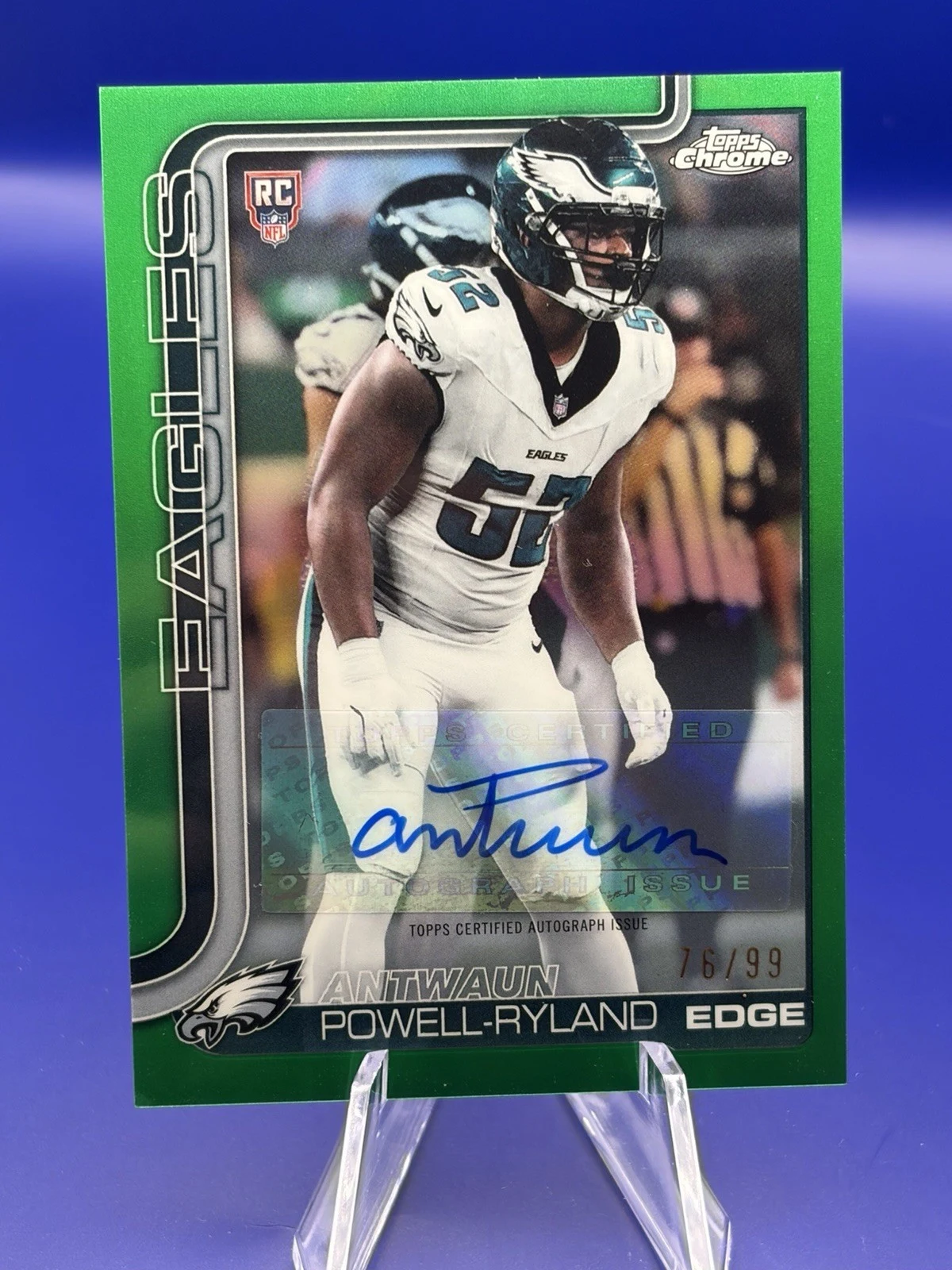 Antwaun Powell-Ryland 2025 Topps Chrome Football card
