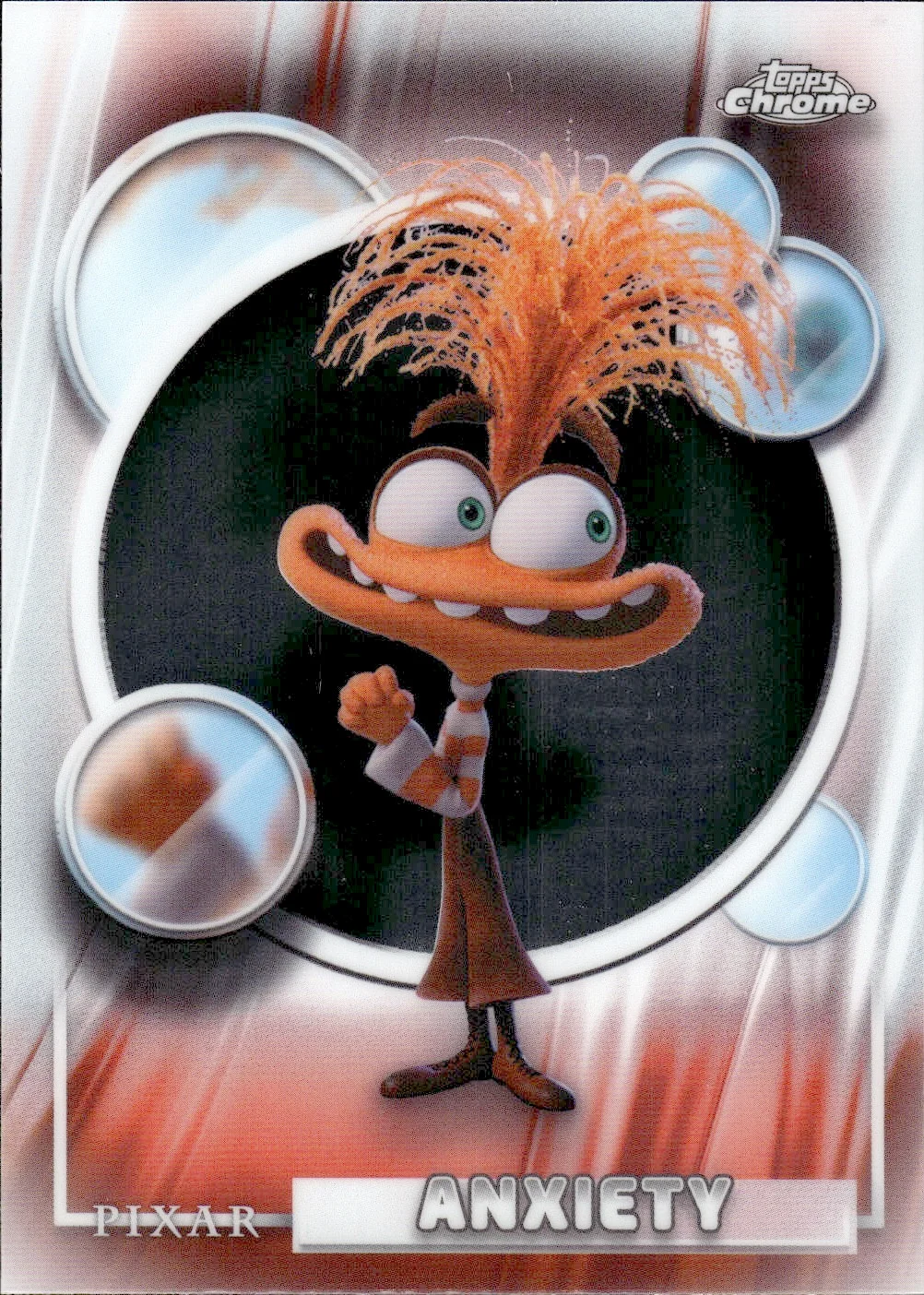 Anxiety #177 2026 Topps Chrome Disney trading card - Front