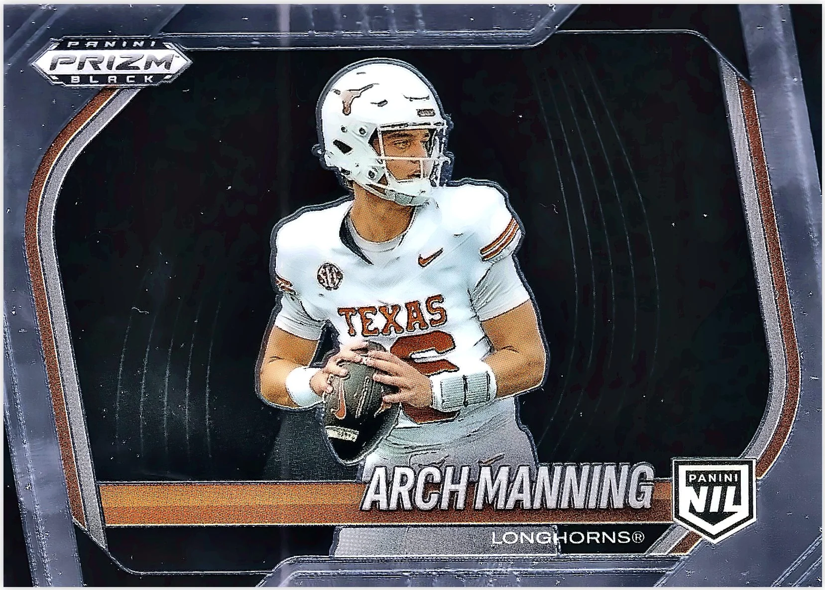 Arch Manning 2025 Panini Prizm Black #197 football card - Front