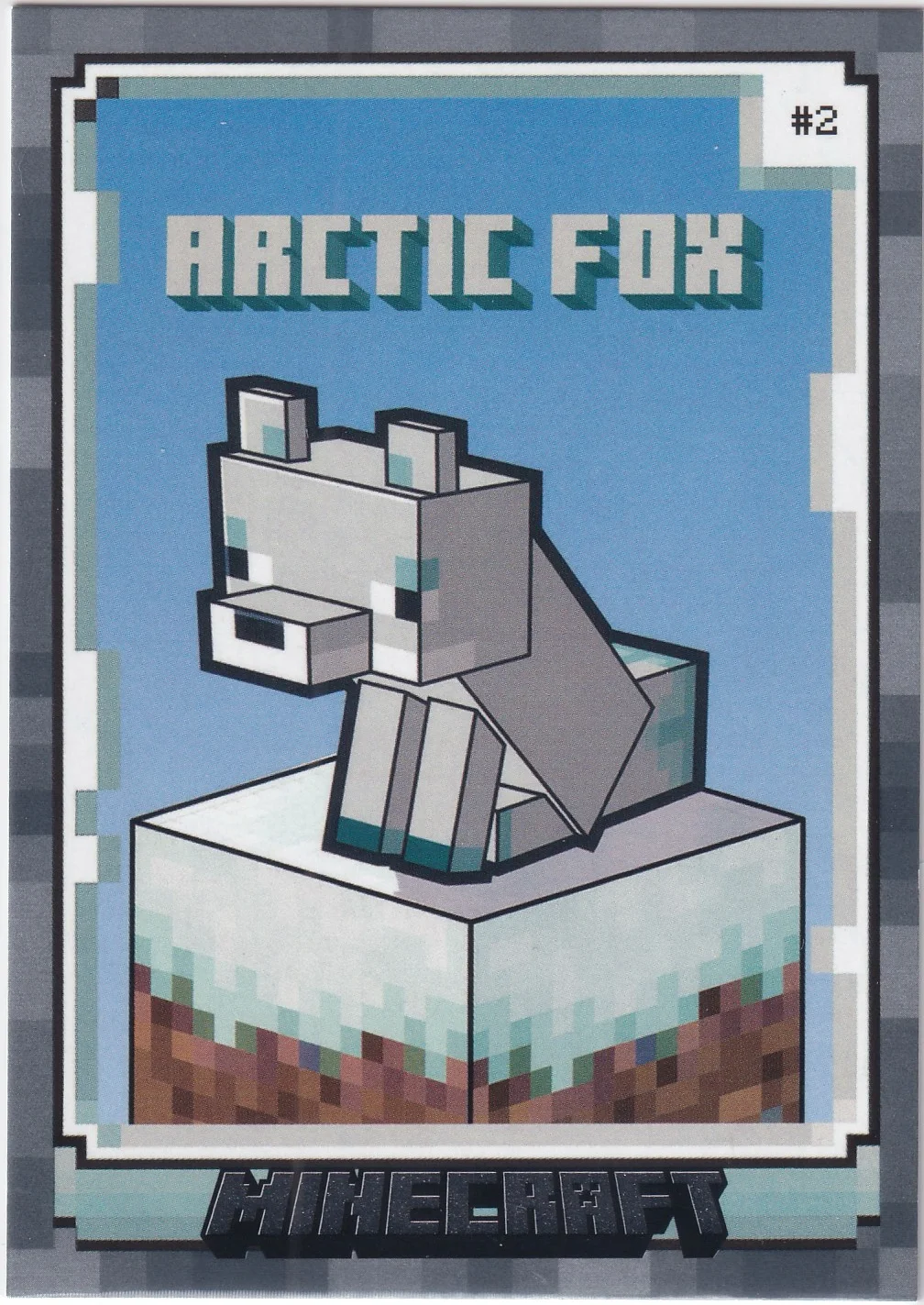 Arctic Fox 2024 Panini Minecraft #2 trading card - Front