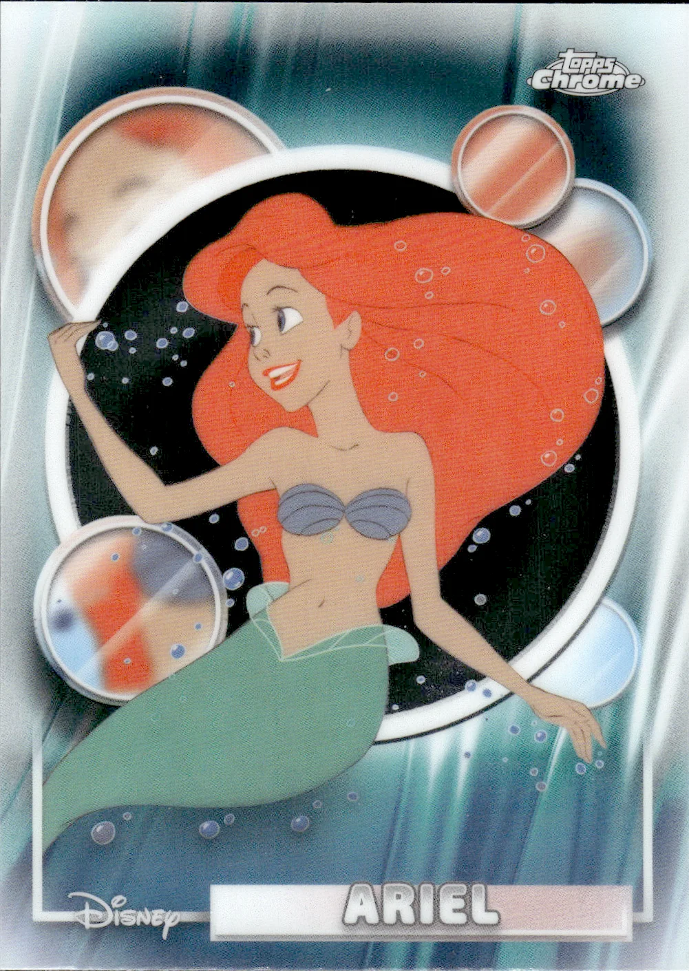 Ariel #106 2026 Topps Chrome Disney trading card - Front