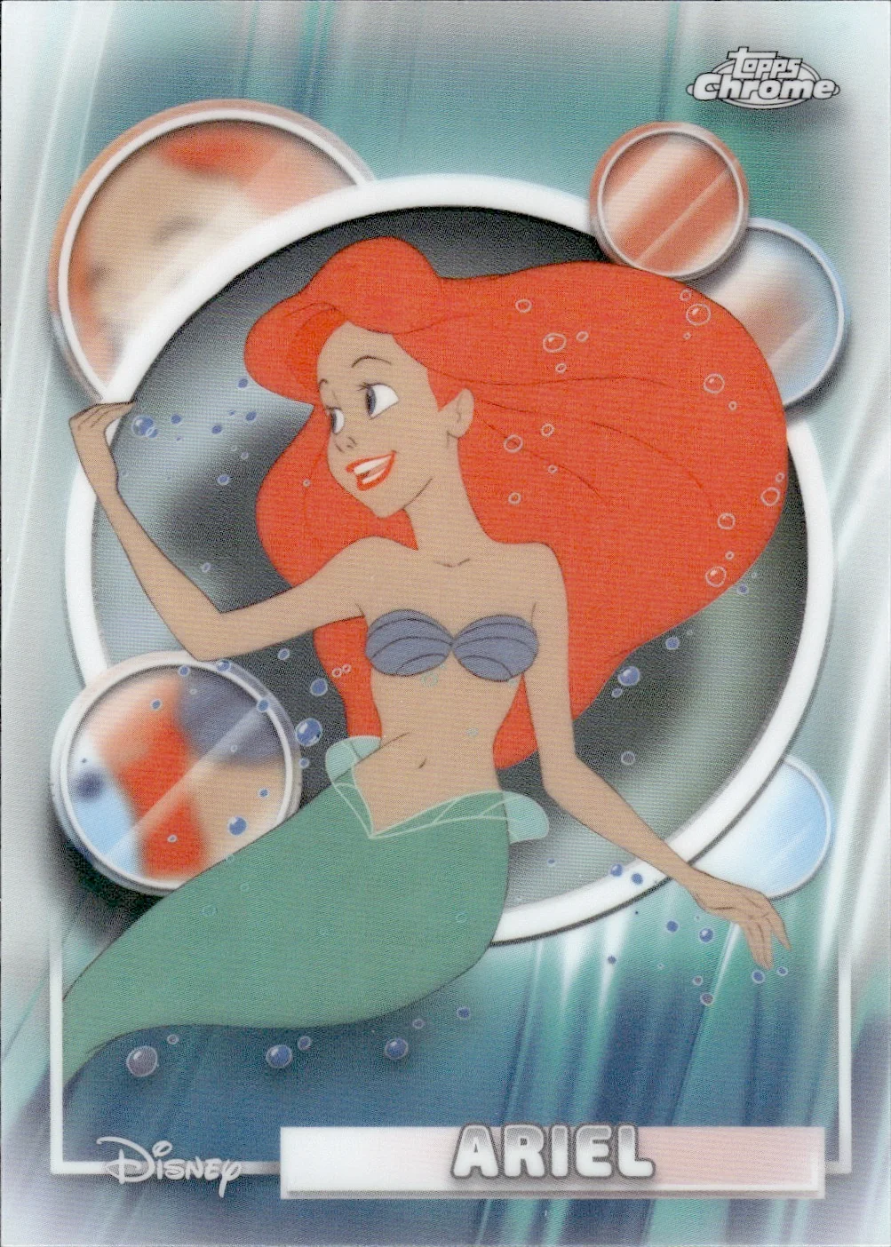 Ariel #106 Refractor 2026 Topps Chrome Disney trading card - Front
