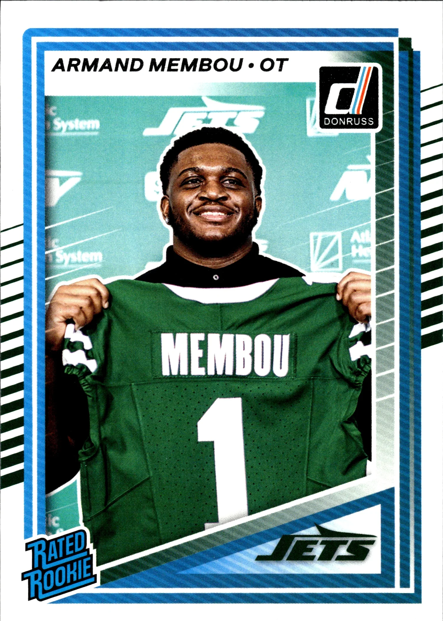 Armand Membou 2025 Donruss #358 Press Proofs Purple football rookie card - Front