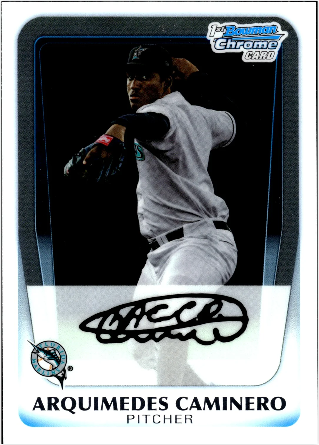 Arquimedes Caminero 2011 Bowman Chrome #BCP187 Prospects baseball card - Front