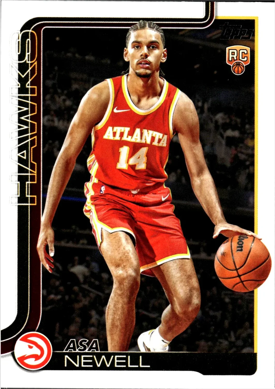 Asa Newell 2025-26 Topps #223 basketball rookie card - Front