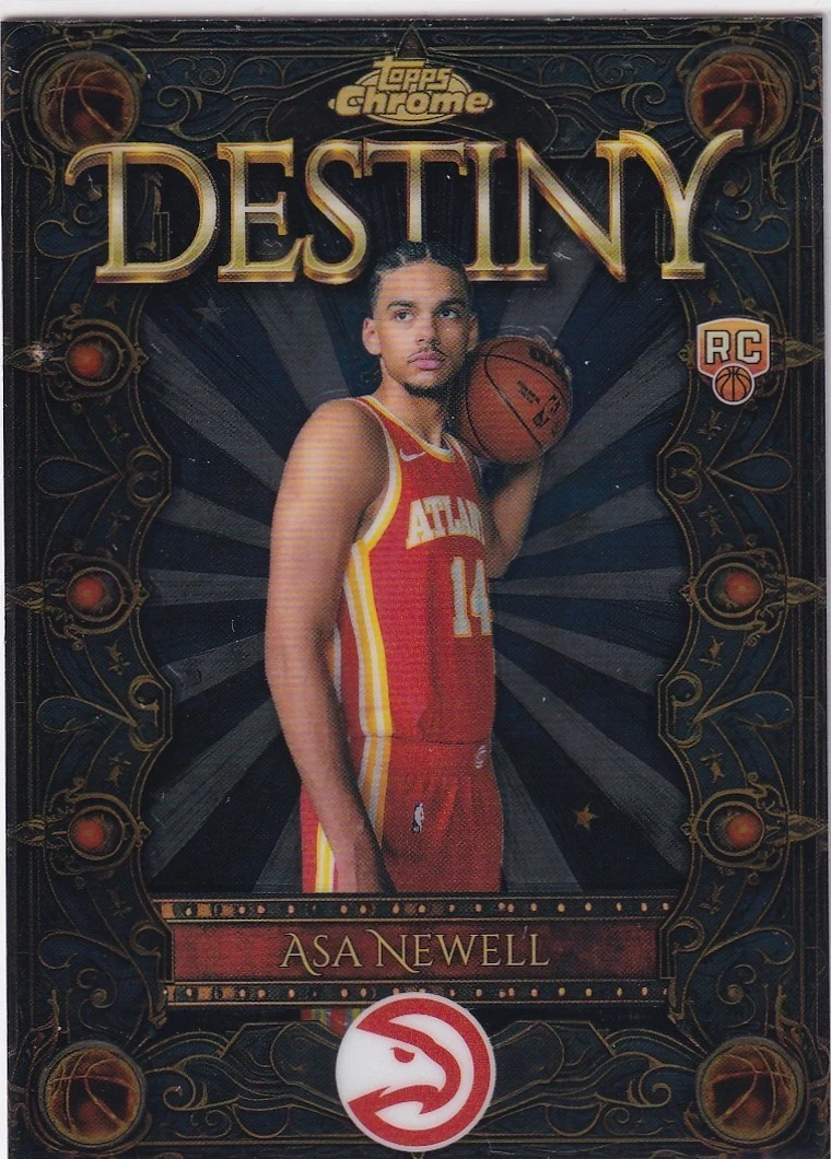 Asa Newell 2025-26 Topps Chrome card