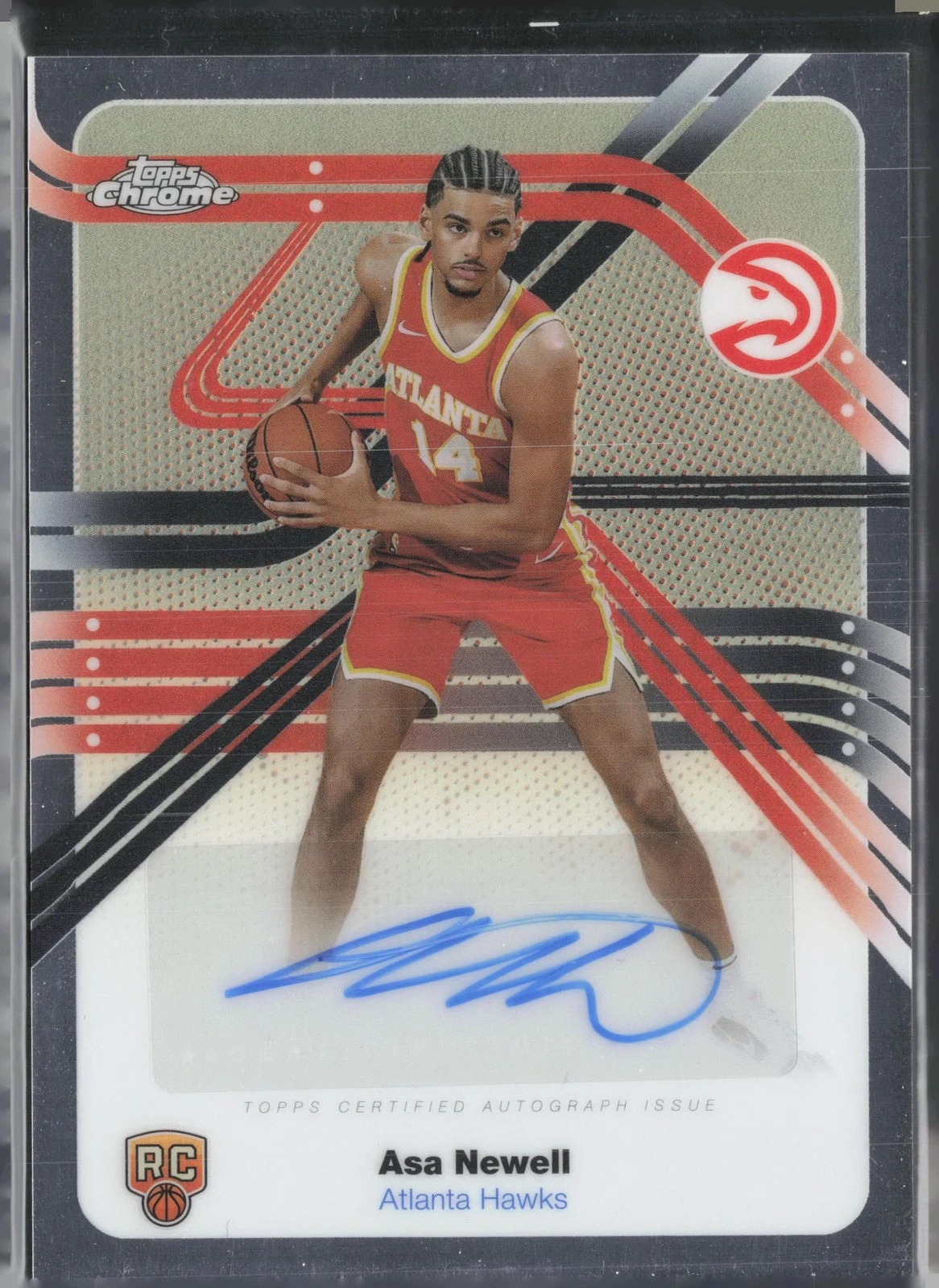 Asa Newell 2025 Topps Chrome Basketball card