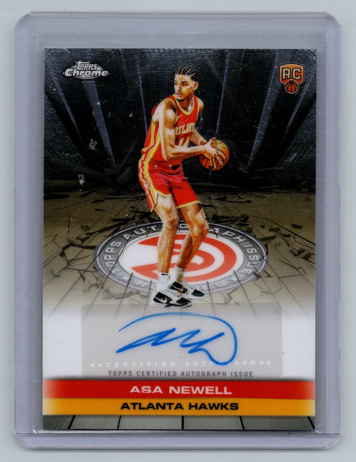 Asa Newell 2025 Topps Chrome Basketball card