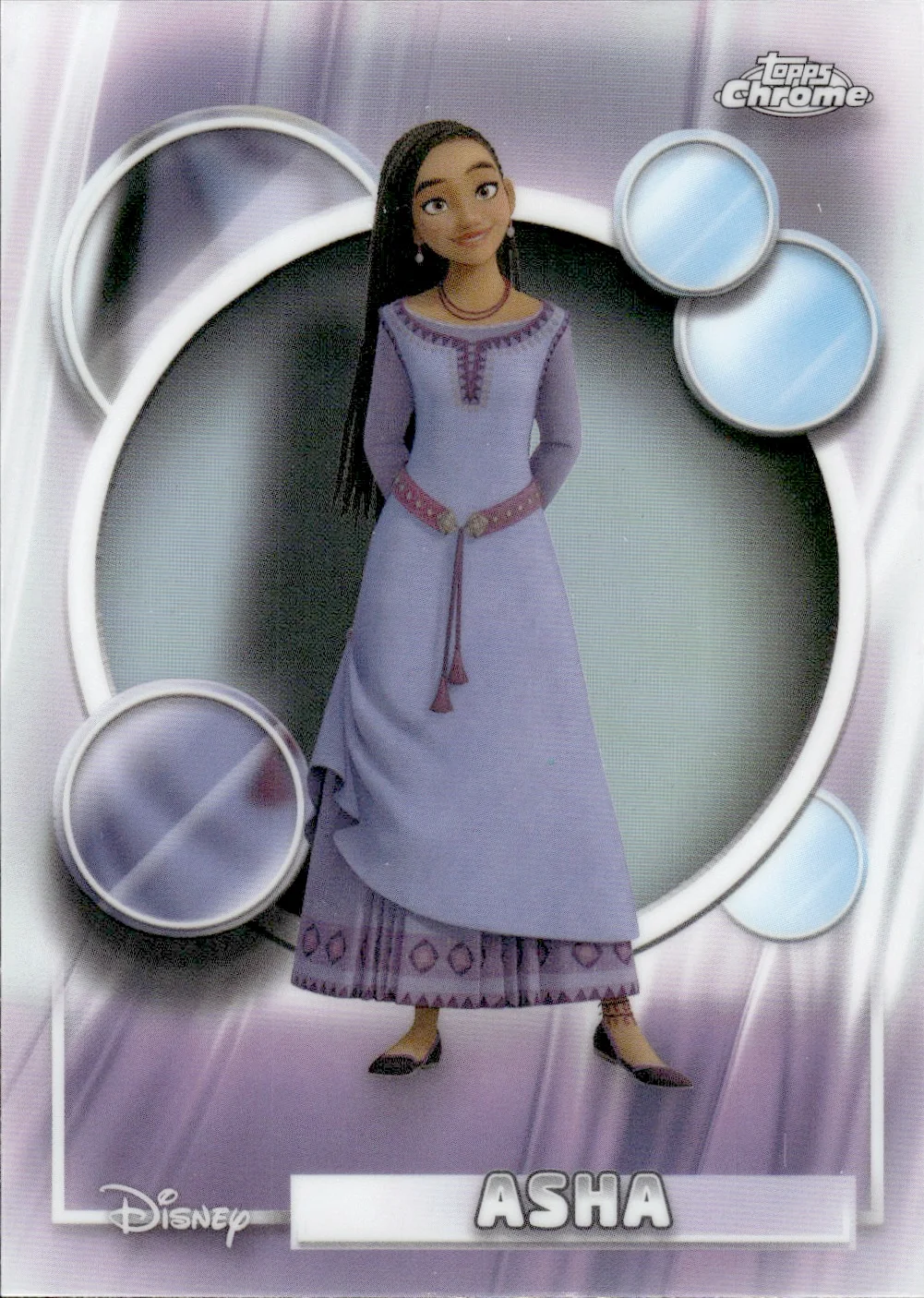 Asha #43 Refractor 2026 Topps Chrome Disney trading card - Front