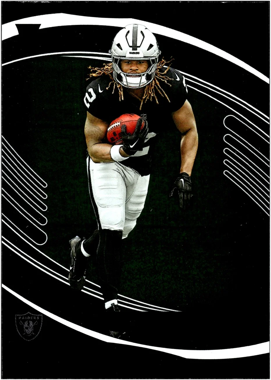 Ashton Jeanty Rookie Card 2025 Panini Absolute #106 Black football rookie card - Front