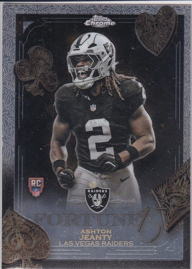 Ashton Jeanty 2025 Topps Chrome Football card