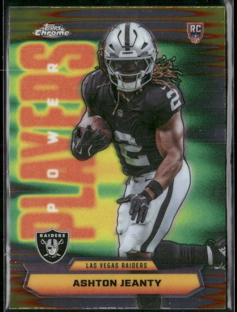 Ashton Jeanty 2025 Topps Chrome Football card