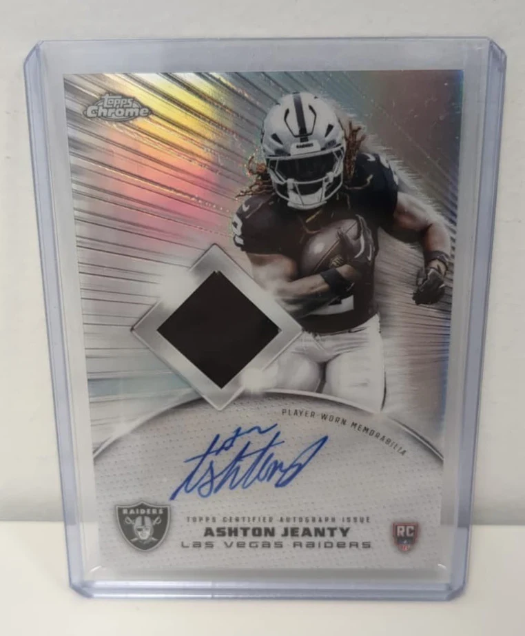 Ashton Jeanty 2025 Topps Chrome Football card