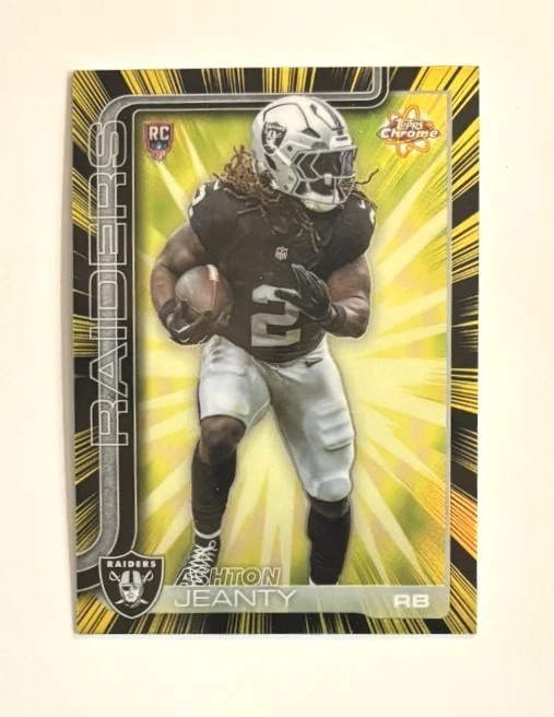 Ashton Jeanty 2025 Topps Chrome Football card