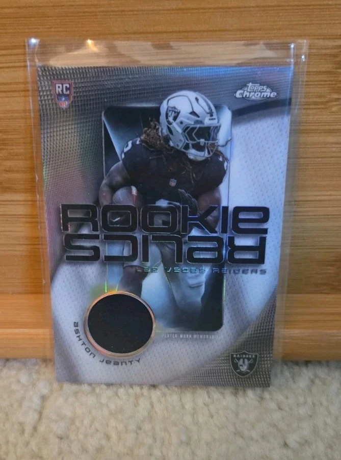 Ashton Jeanty 2025 Topps Chrome Football card
