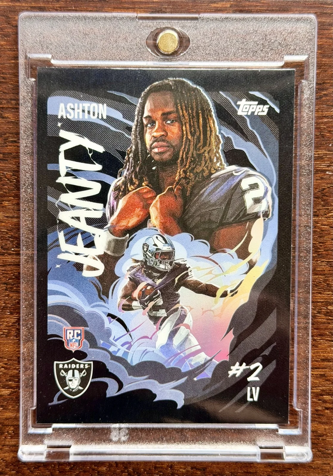 Ashton Jeanty 2025 Topps Chrome Football card